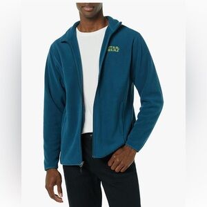 NWT Star Wars Men's Polar Fleece Full-Zip Jacket, sz L. Amazon Essentials